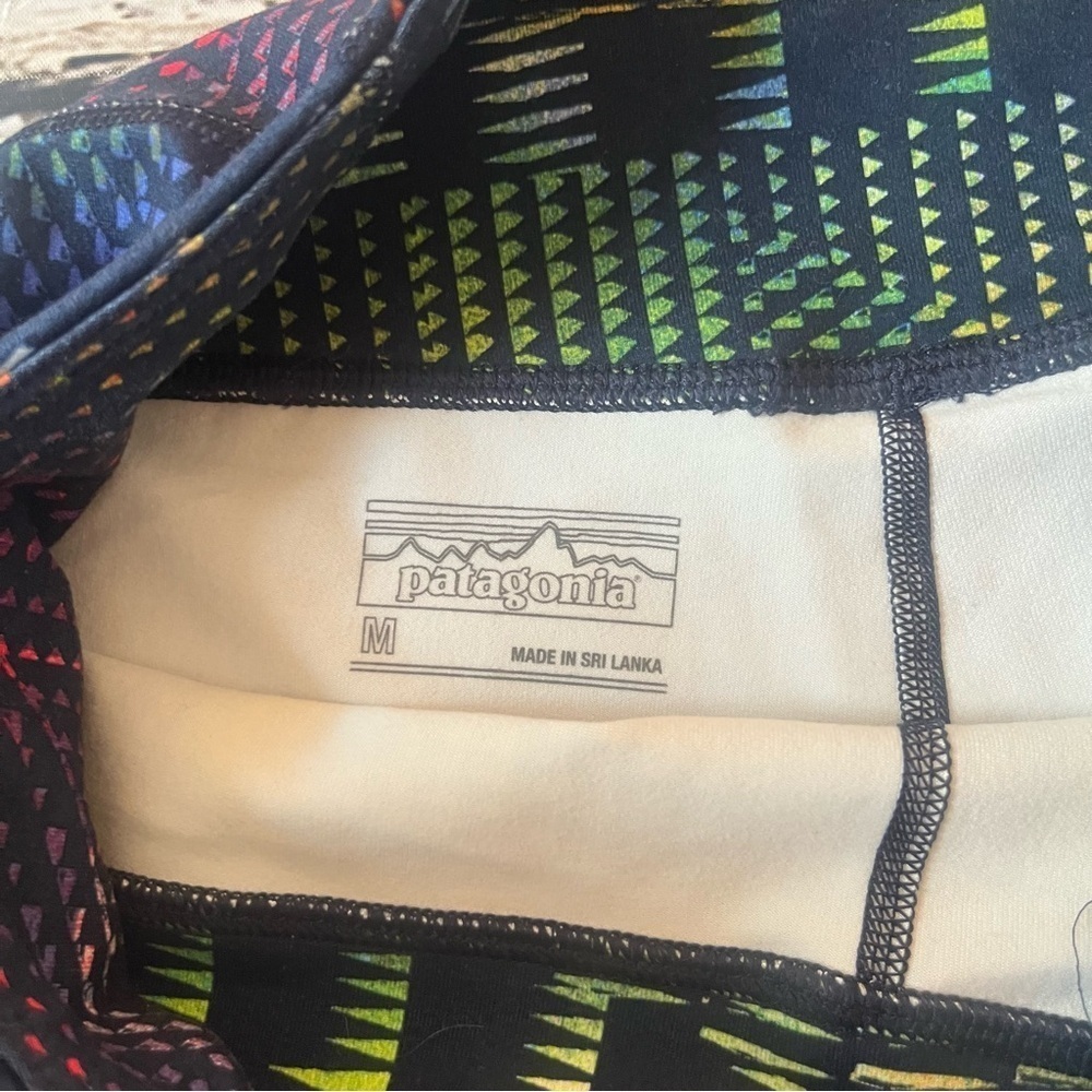 Patagonia Printed Biker Shorts Size M - Picture 2 of 6